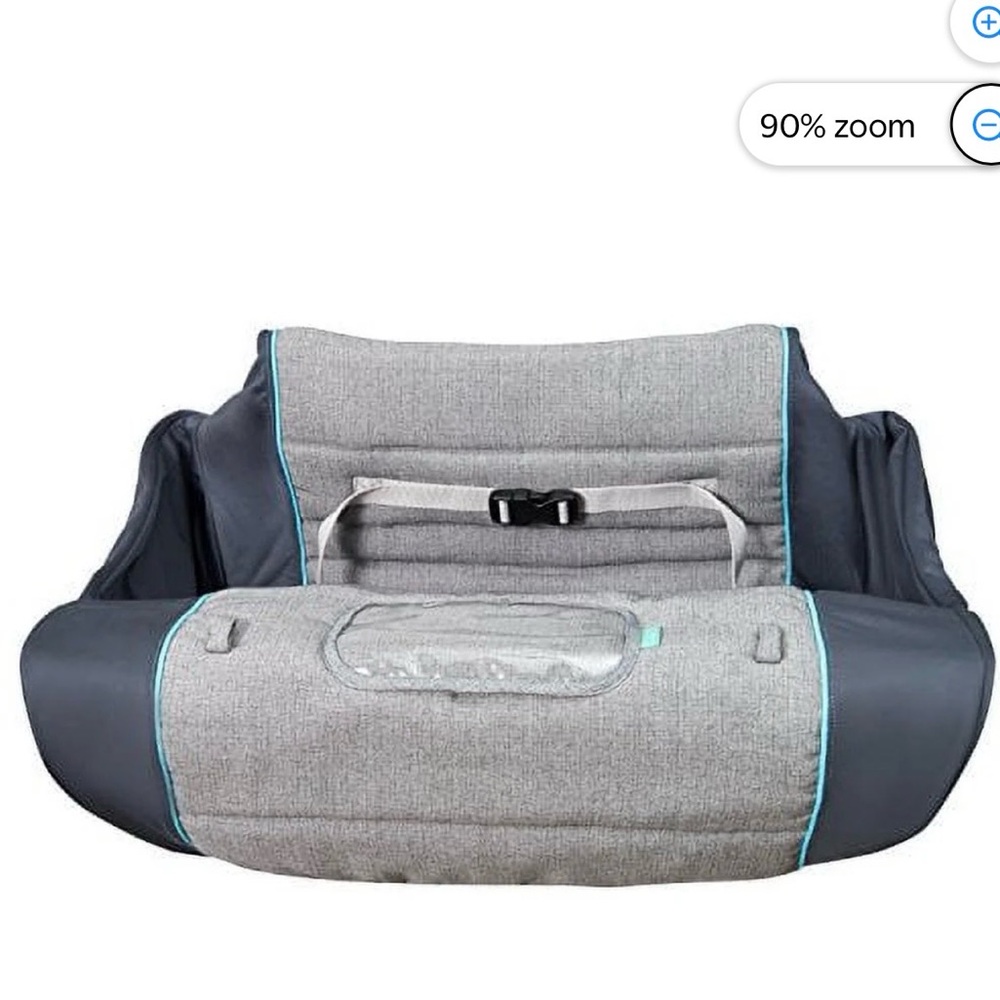 Munchkin® Brica® GoShop™ Infant Shopping Cart Cover, Gray, Unisex - Picture 2 of 2